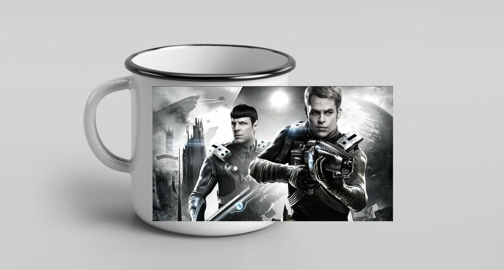 Кружка металлическая эмалированная Star Trek, Стартрек №9