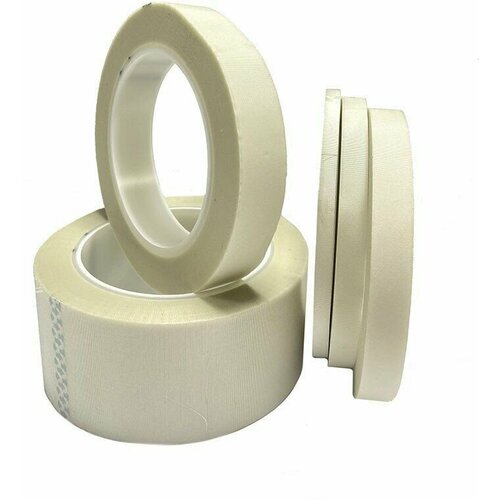 Скотч стеклотканевый жаропрочный 0,13 х 6 мм, 30 метров