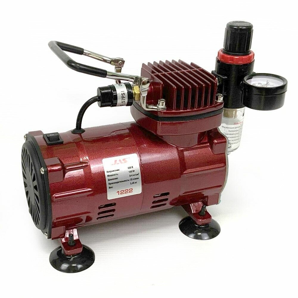 фото Компрессор с регулятором давления, автоматика, JAS-1222