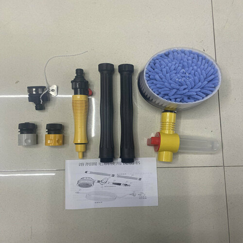 Швабра для автомойки, телескопическая, с мягкой щеткой, без водопроводной трубы