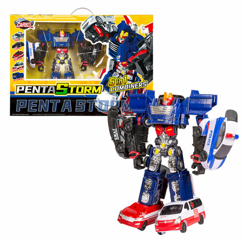 Робот-трансформер Penta Storm Карбот высота 29 см робот из 5 машинок 8760₽