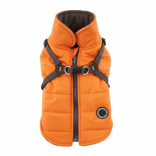 Жилет со шлейкой Puppia "MOUNTAINEER II", XL, оранжевый (Южная Корея)