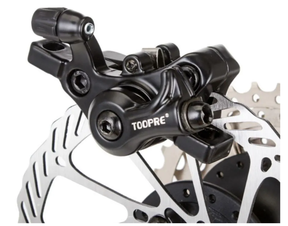 Комплект дисковых механических тормозов LB-DX161, перед.+зад, с роторами 160 мм, адаптеры и болты в комплекте. — фото 1