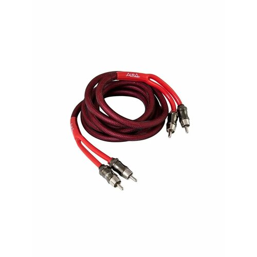 RCA кабель 2 метра, 2 канала, бескислородная медь (OFC), двойной экран, AurA RCA-C320MKII
