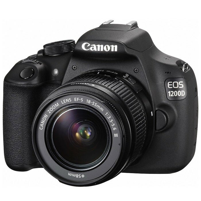 Фотоаппарат Canon EOS 1200D Kit EF-S 18-55mm f/3.5-5.6 III черный