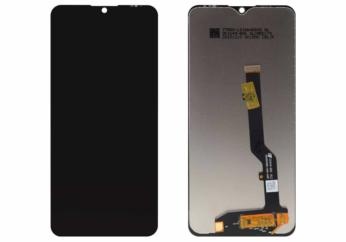Дисплей для ZTE Blade 20 Smart (V1050 ) (черный)