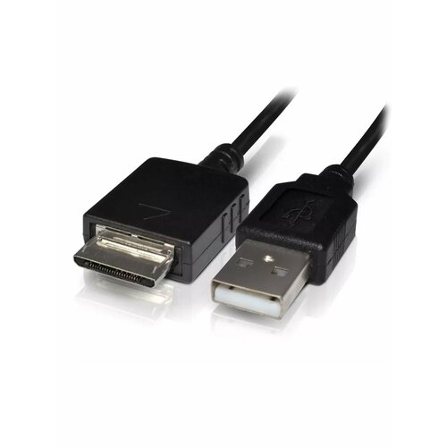 USB кабель зарядки lieve для MP3 плееров Sony Walkman, полиуретан, чёрный