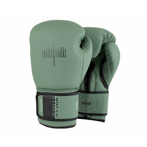Перчатки боксерские Clinch Mist 2.0 зеленые (вес 12 унций)