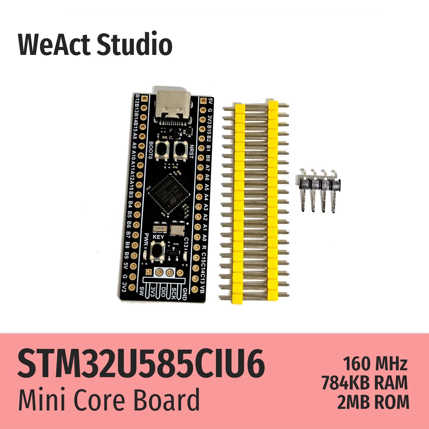 WeAct STM32U585CIU6 Development Board, STM32U585CIU6