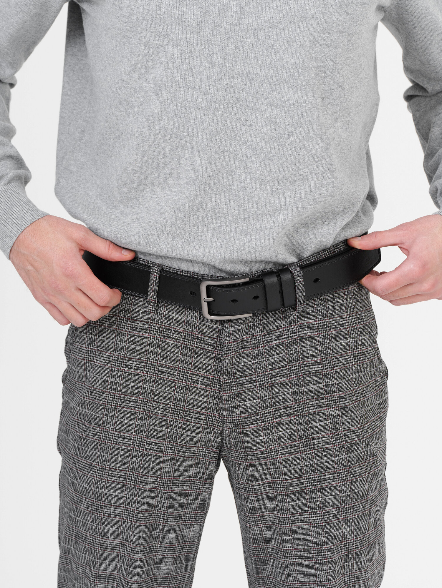 Ремень FAUSTINI для мужчин и женщин, размер 120, черный — фото 1