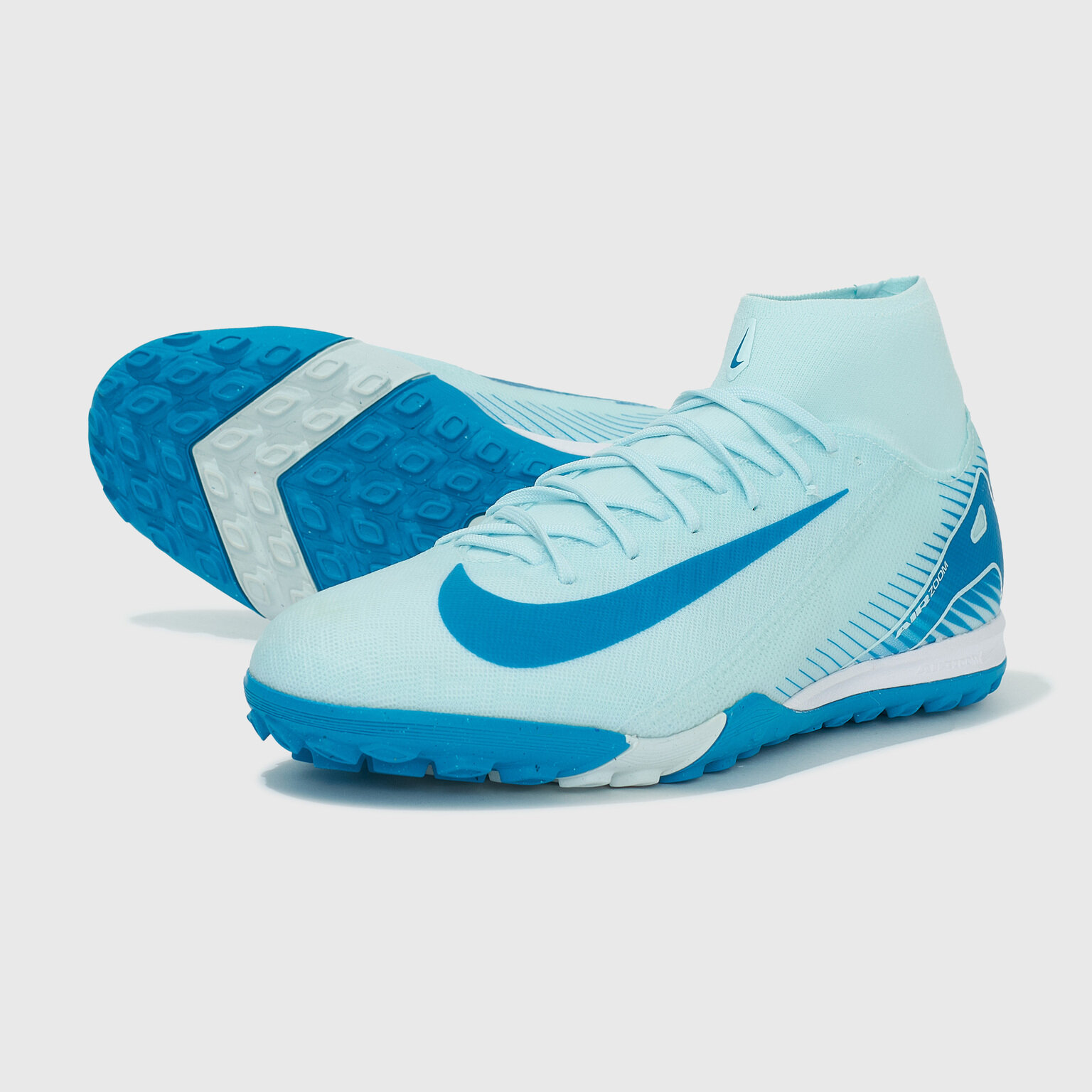 Шиповки NIKE, размер 8.5 US, голубой