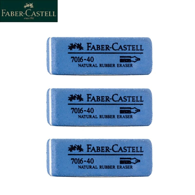 Ластик Faber Castell из натурального каучука, 701640-big-3pcs