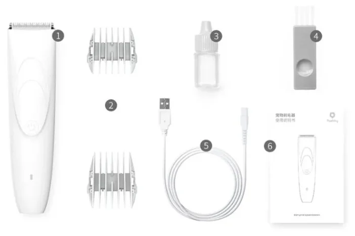 Изображение Машинка для стрижки животных Pawbby Pet Shaver (White) EU