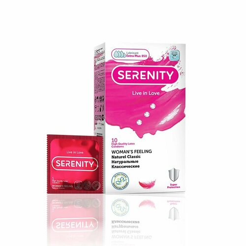 фото Serenity презервативы из натурального латекса woman’s feeling (натуральные классические) - 10 шт/уп
