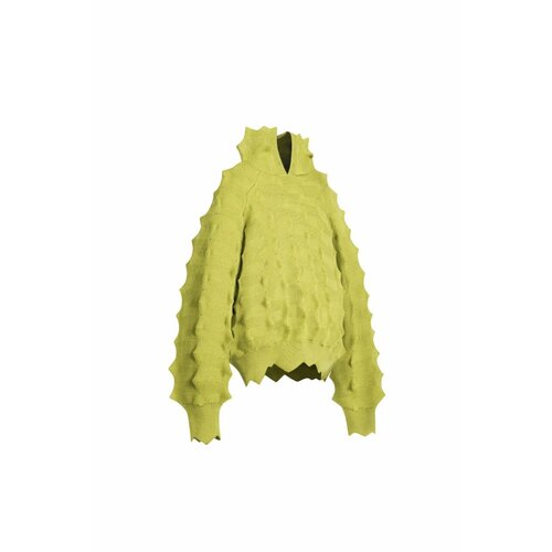 фото Худи madfrenzy spiked knit, размер s, , зеленый
