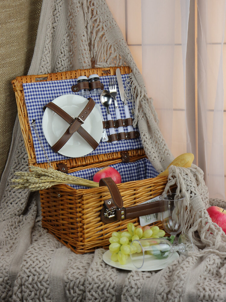 Набор для пикника Holiday Basket для 2 персоны разноцветный 164 кг