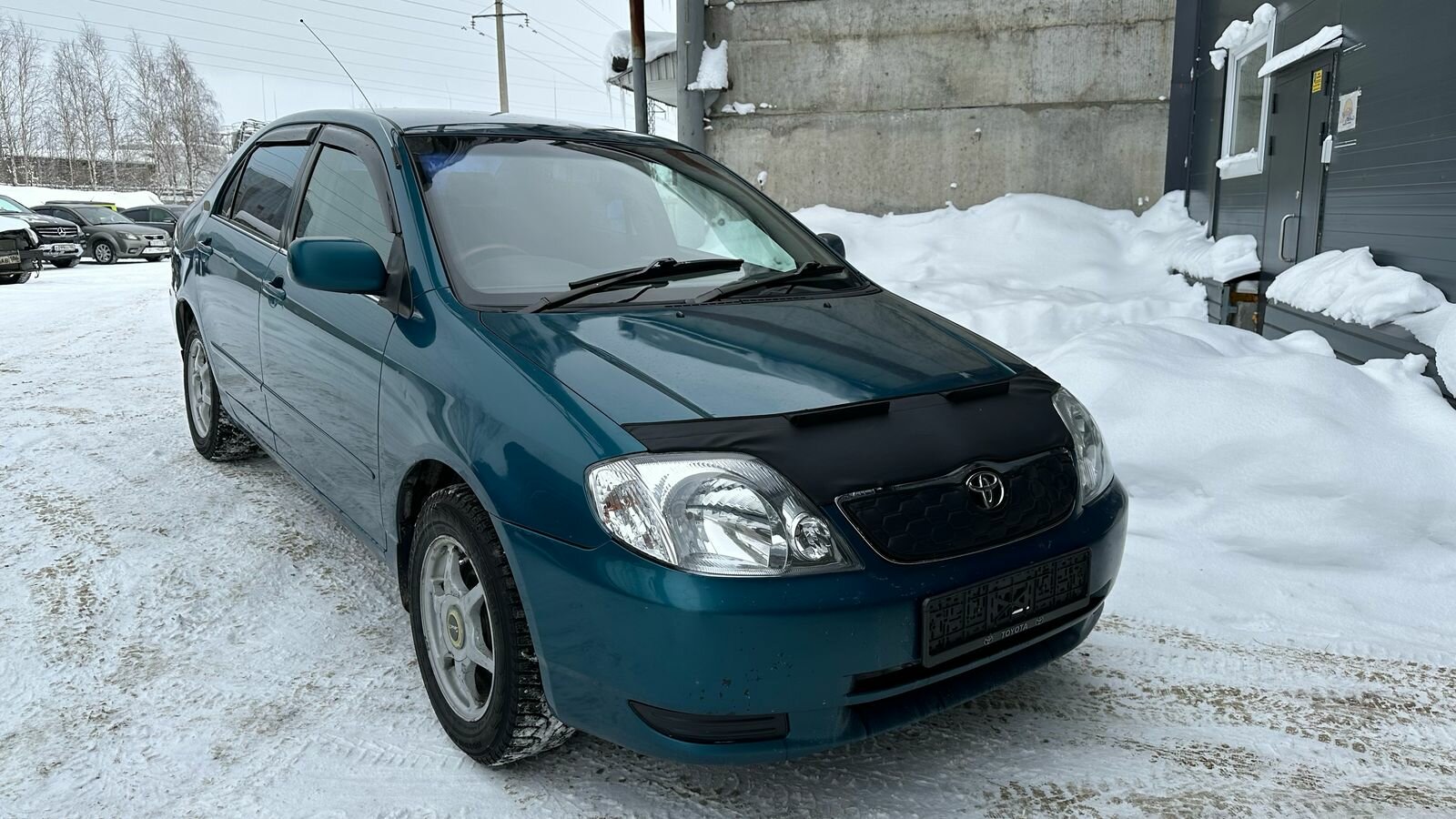 Утеплитель радиатора и бампера для Toyota Corolla Тойота Королла (2000-2004) IX (Е120, Е130)