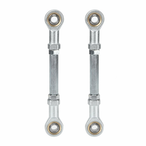 2pcs 150mm -170mm 8mm Steering Tie Rod Kit Ball Joint for 49cc Electric Mini ATV Go Kart