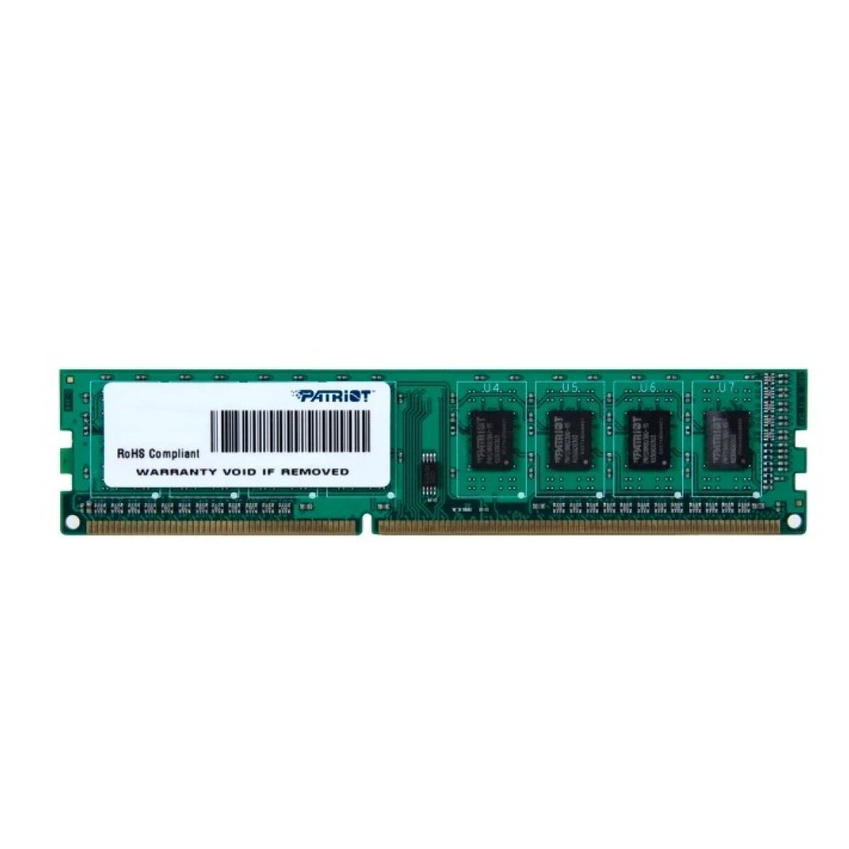 Оперативная память Patriot Memory PSD34G16002, модуль DDR3, 4Гб, зеленый