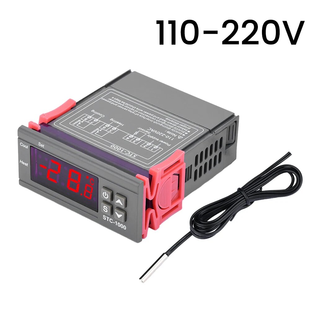 Цифровой термостат Aideepen STC-1000, AC 110-220V
