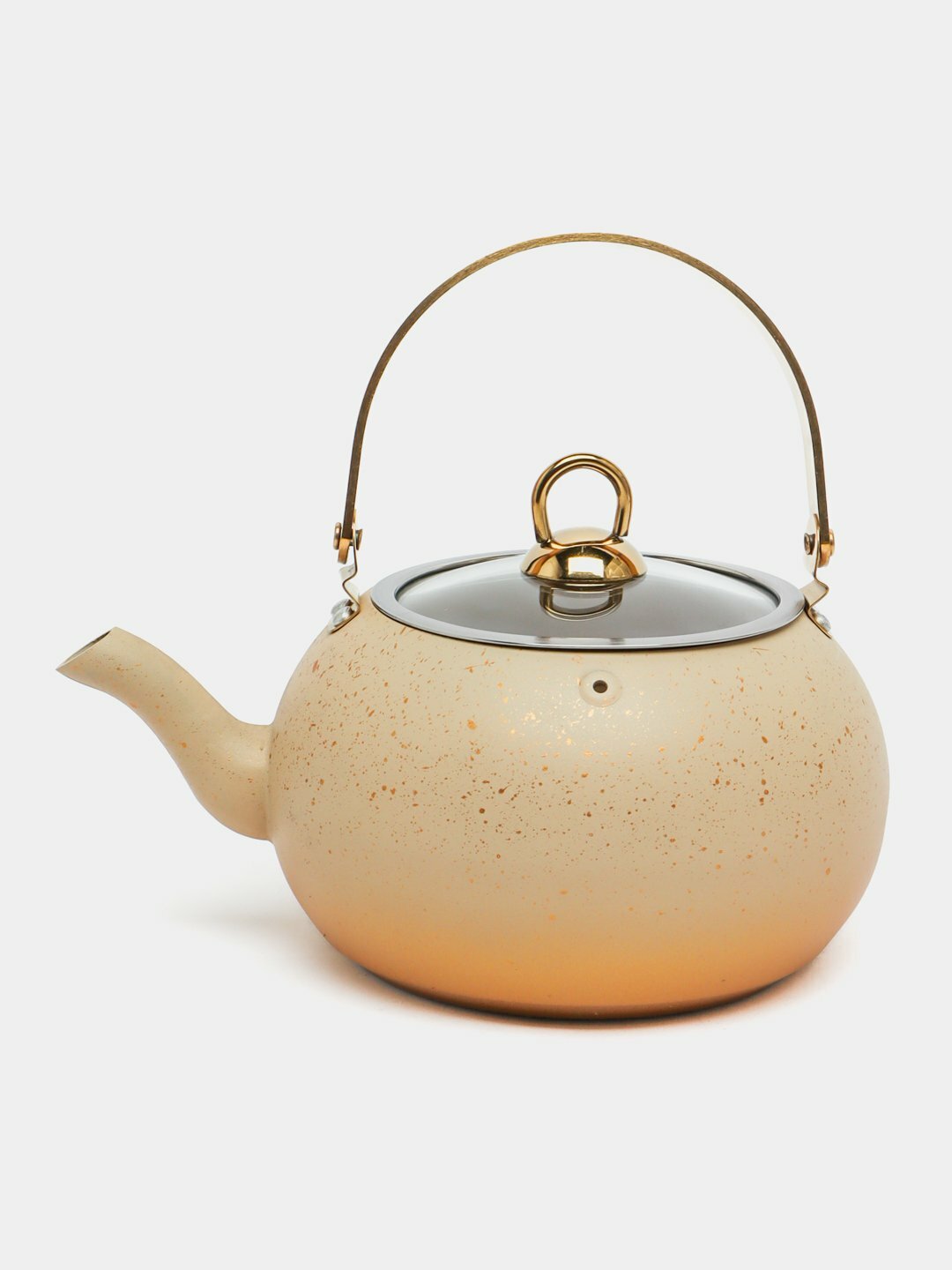 Чайник O.M.S Collection 8212, кремовый, алюминий, 3л — фото 1