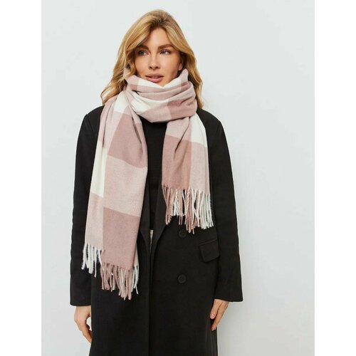 фото Палантин cashmere базовая коллекция для женщин,180х70 см, коричневый / бежевый