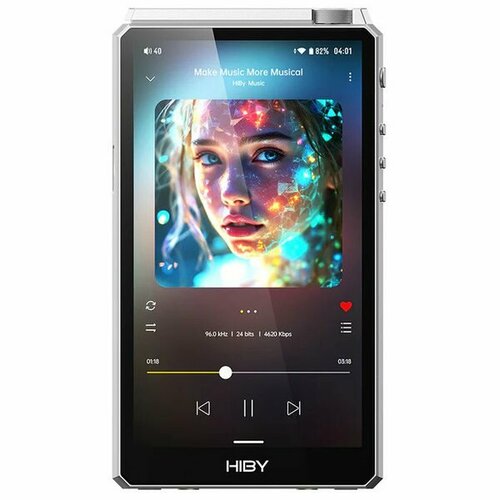Hifi MP3-Плеер Hiby R6 III 2025 (серебристый цвет)