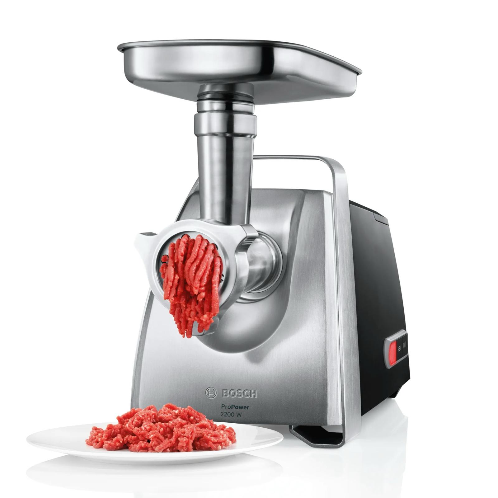 Мясорубка Bosch "ProPower" MFW68660, шнековая, насадки, пластик/металл — фото 1