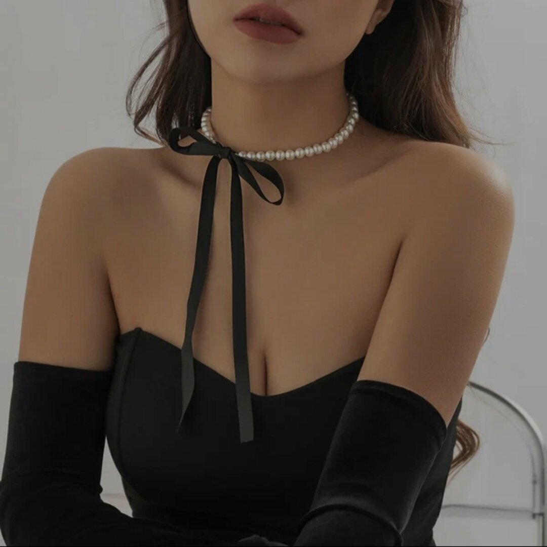 Чокер cosha_brand, длина 38 см, черный