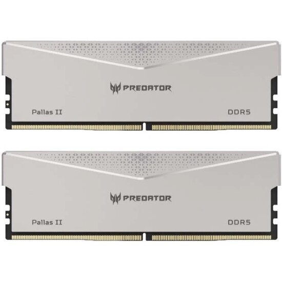 Оперативная память Acer Predator Pallas II Silver 32Gb (16Gb x2) DDR5-6000 DIMM (BL.9BWWR.651)