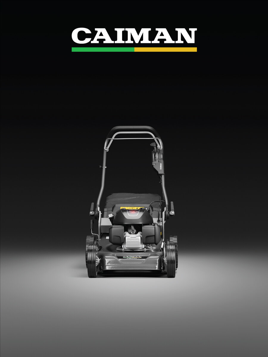 Изображение Газонокосилка бензиновая CAIMAN Ferro 55HLV (двиг. Honda GCVx170) самоходная