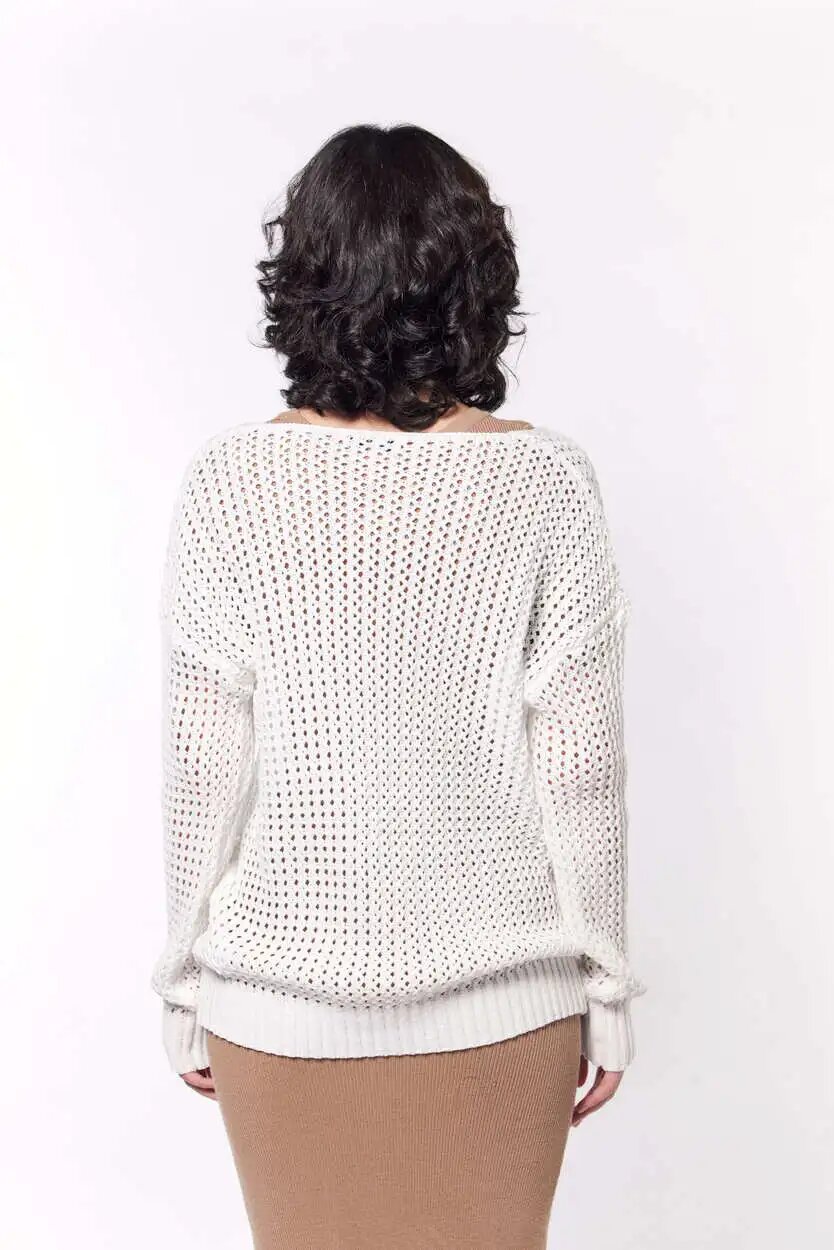 Джемпер Selfie, размер S, белый — фото 1