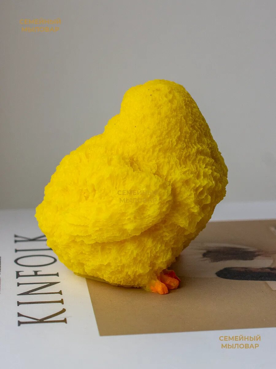 Силиконовый молд для свечей и мыла / цыпленок — фото 1