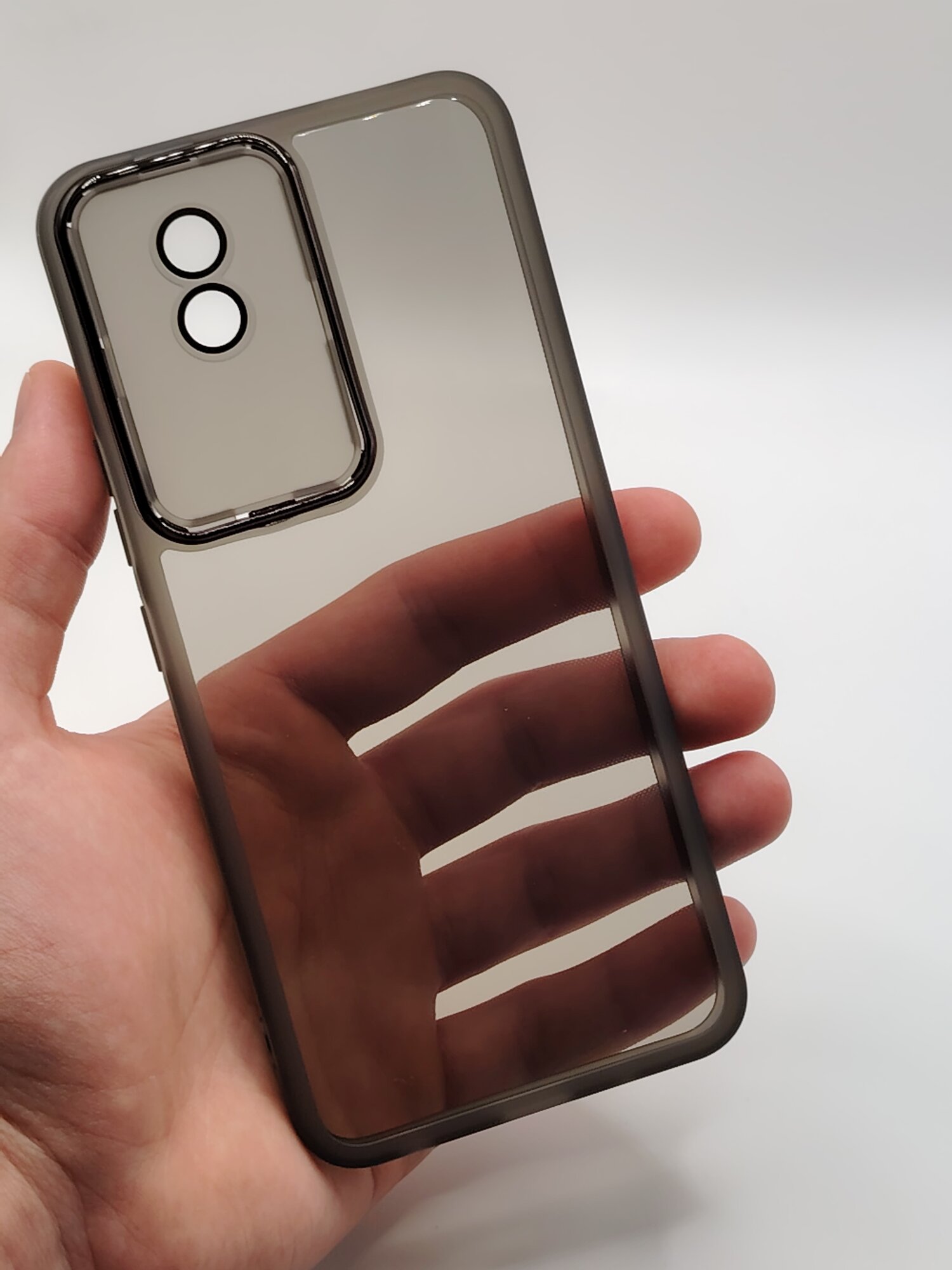 Чехол для VIvO Y02T/A, с защитой камеры, чёрный, силиконовый