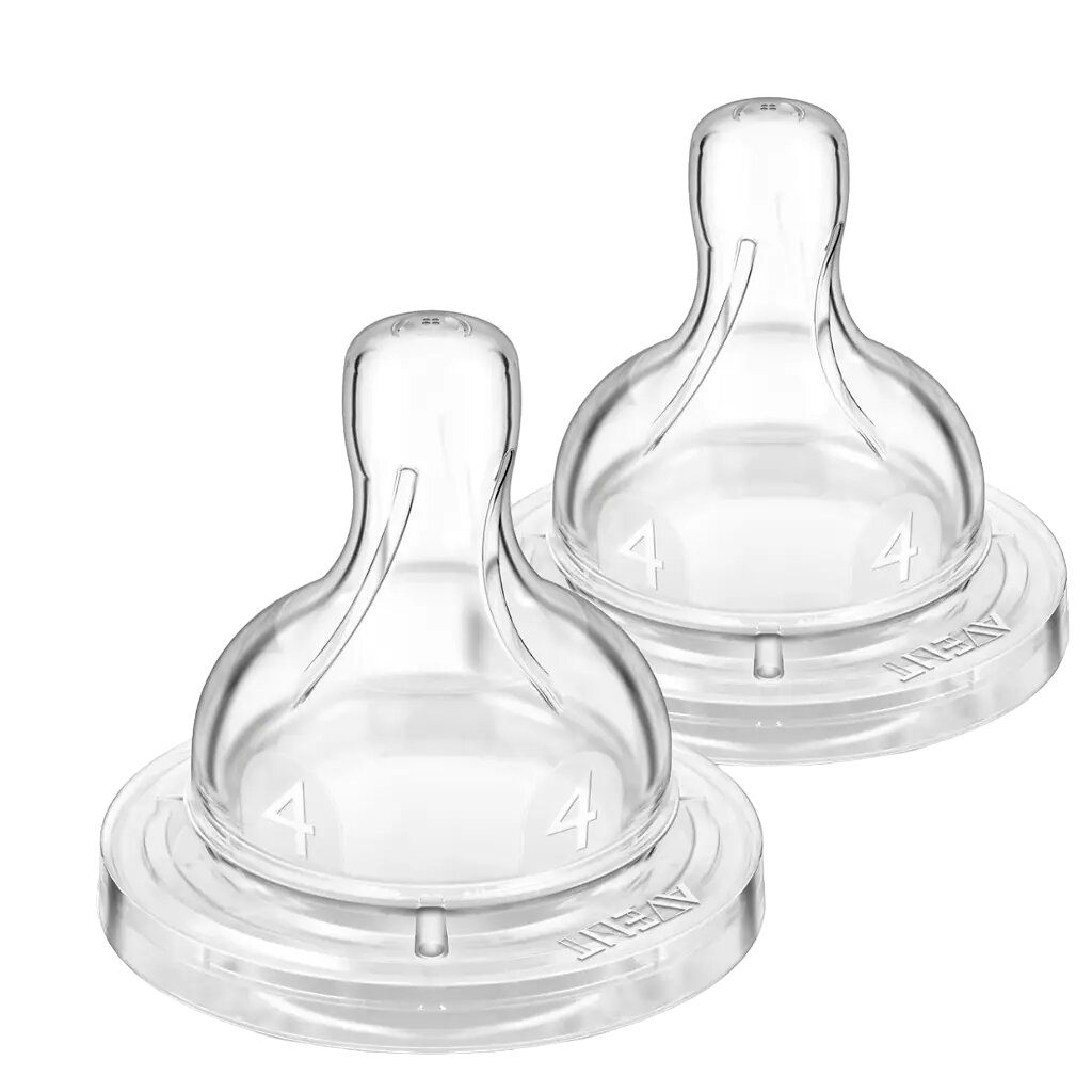 Philips Avent Соска силиконовая быстрый поток Anti-colic 6+ SCY764/02 2 шт