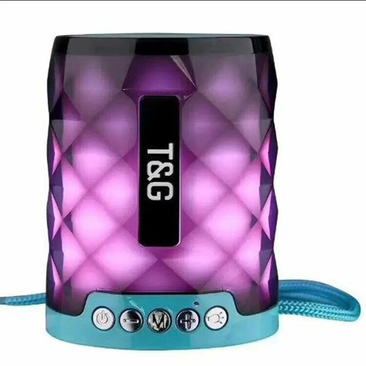 Bluetooth-Колонка TG155. Портативная колонка. Блютуз. Портативная акустика T&G TG155 зеленая