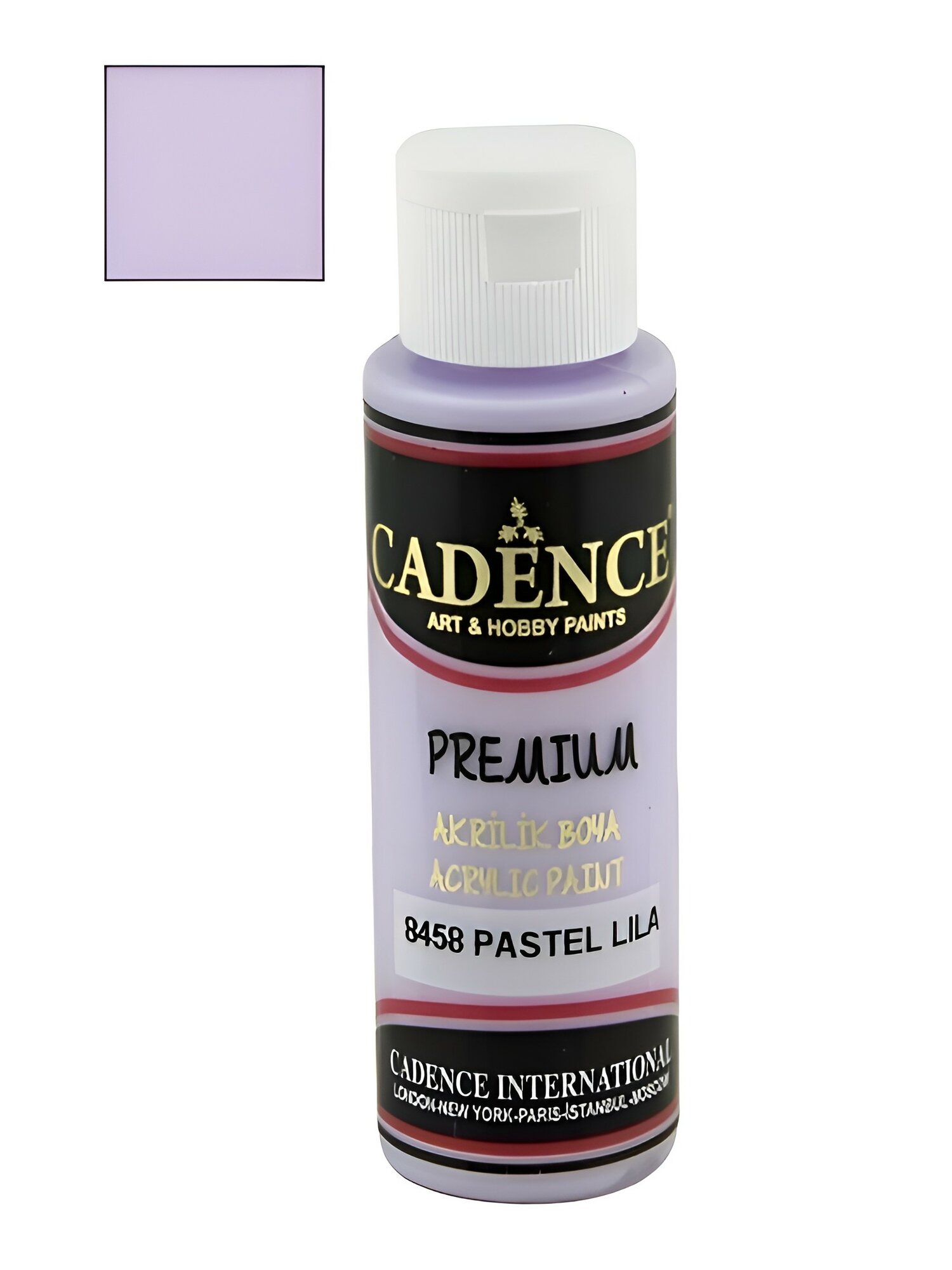 Акриловая краска Cadence Premium Acrylic Paint, 70 мл. Pastel Lilac-8458