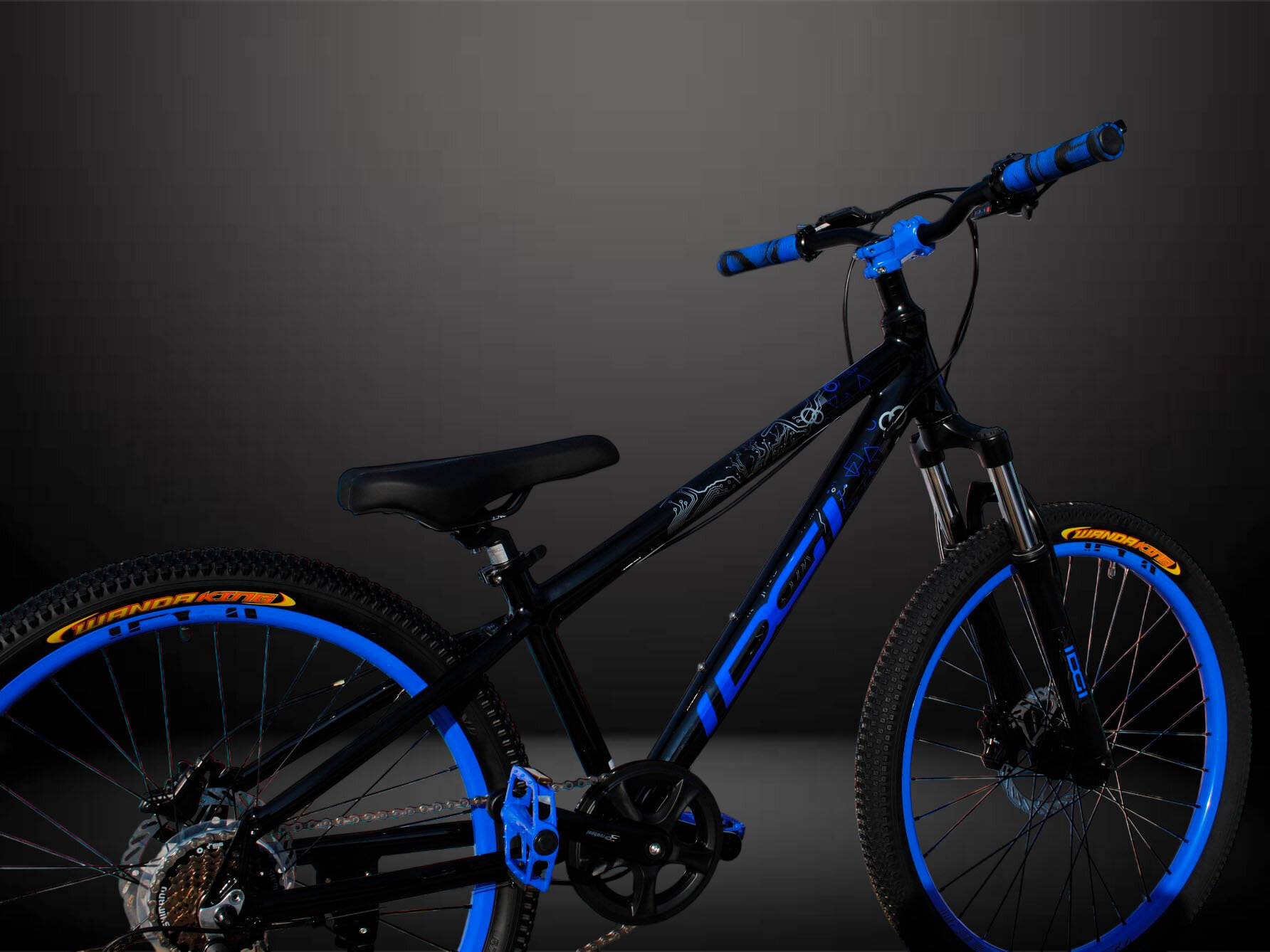 Велосипед подростковый Joker 24" Гидравлика, Shimano Altus, полированные швы — фото 1