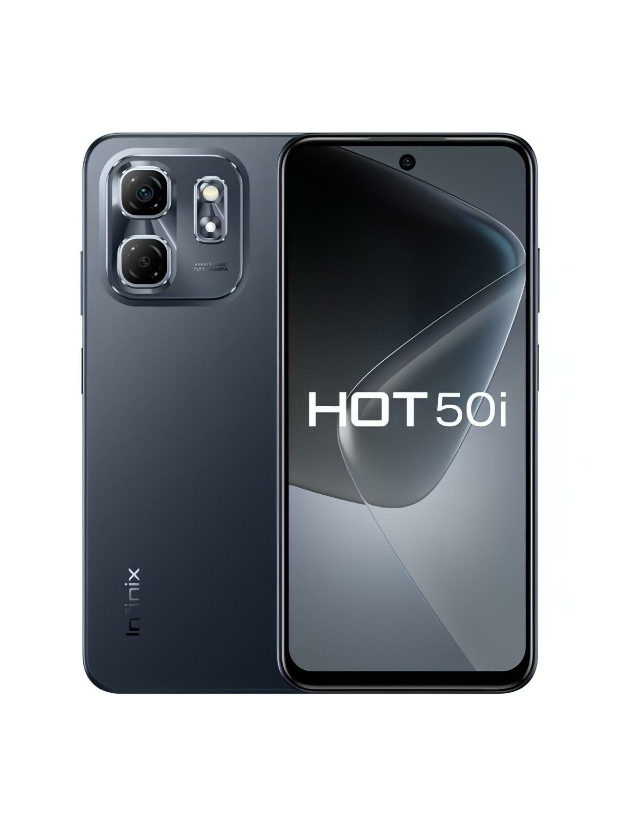 Смартфон Infinix Hot 50i 4/256GB Sleek Black — фото 1