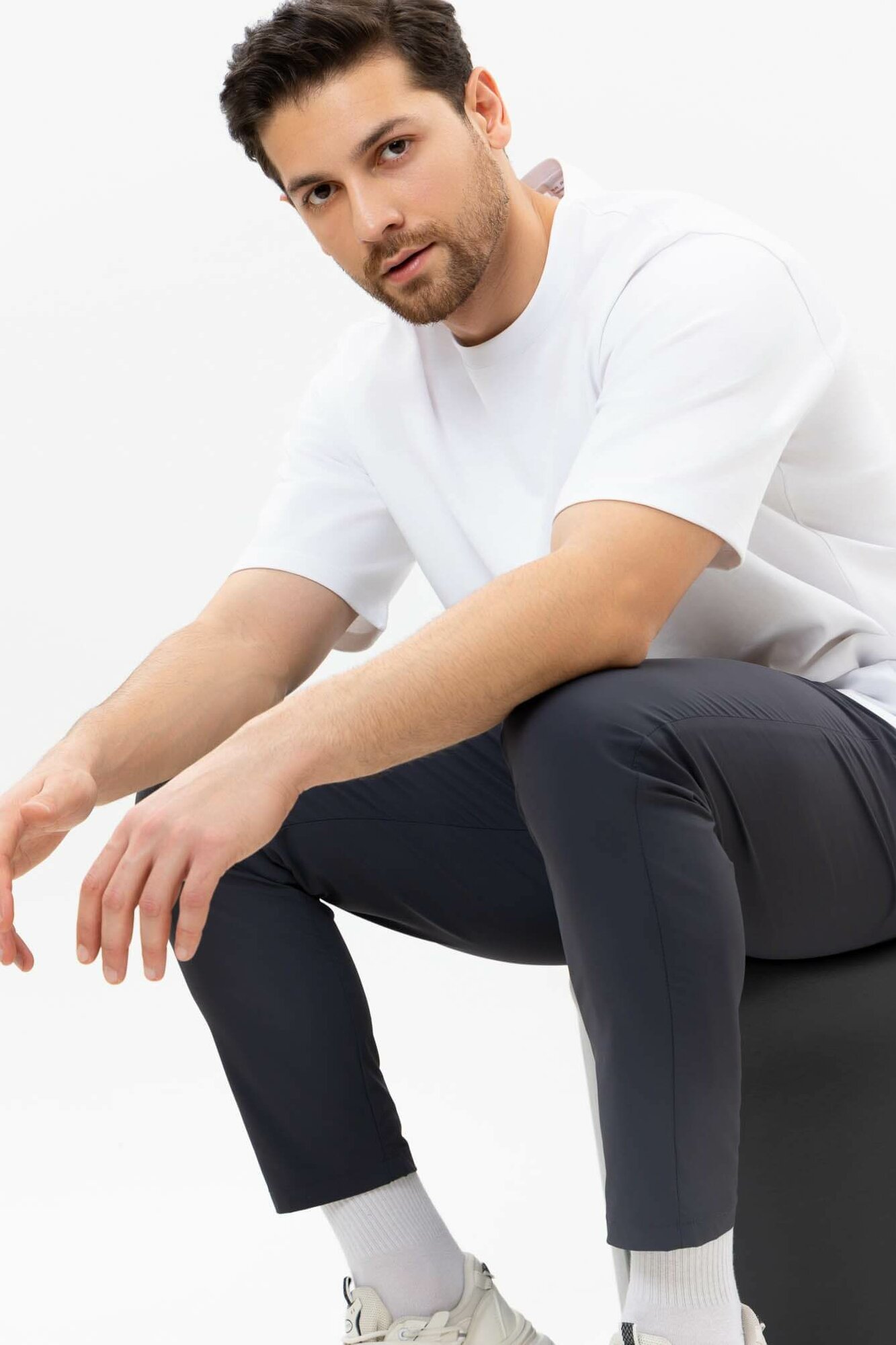 Брюки джоггеры TERRA PRO, размер 32, dark grey — фото 1