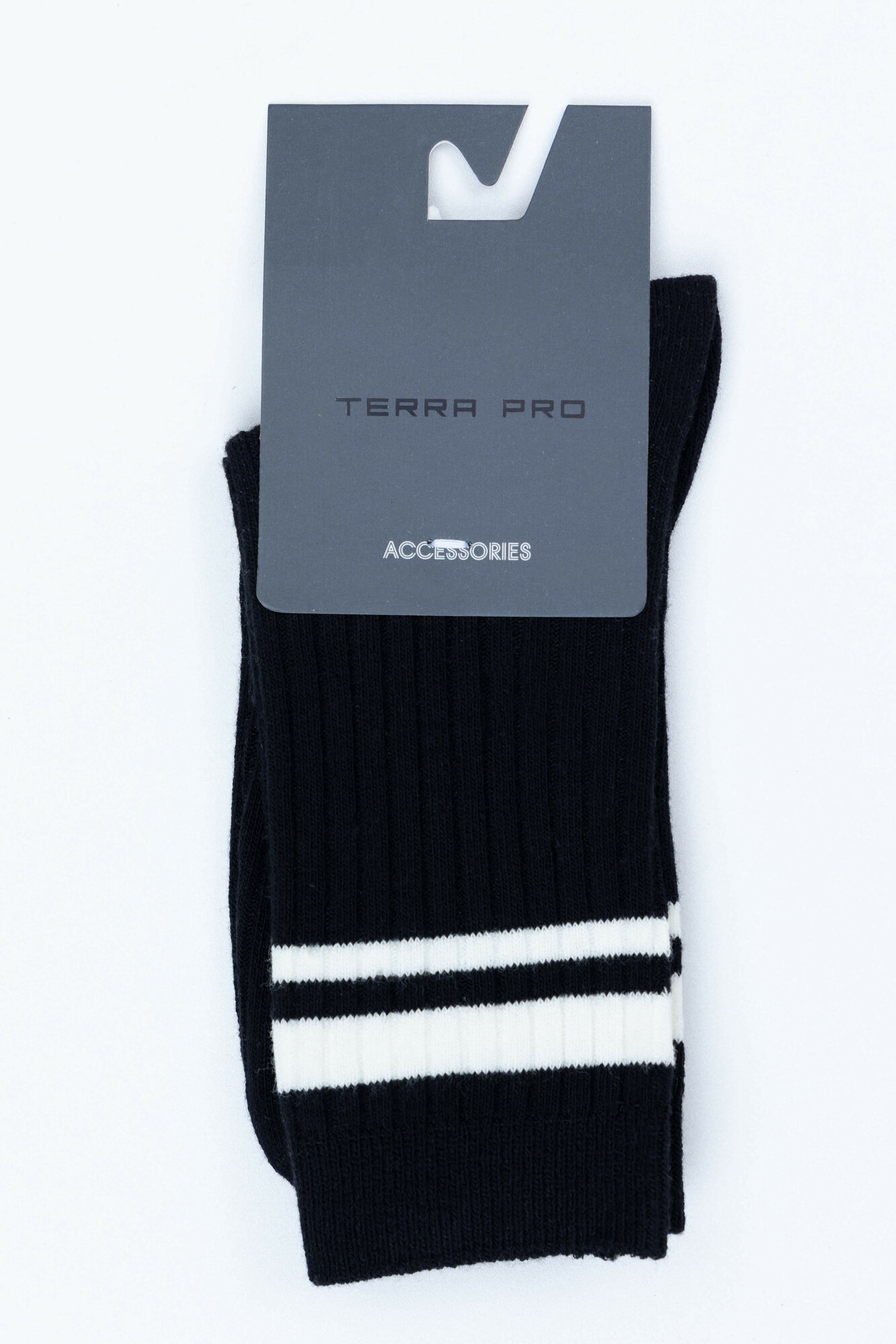 Носки спортивные TERRA PRO, размер 1, black