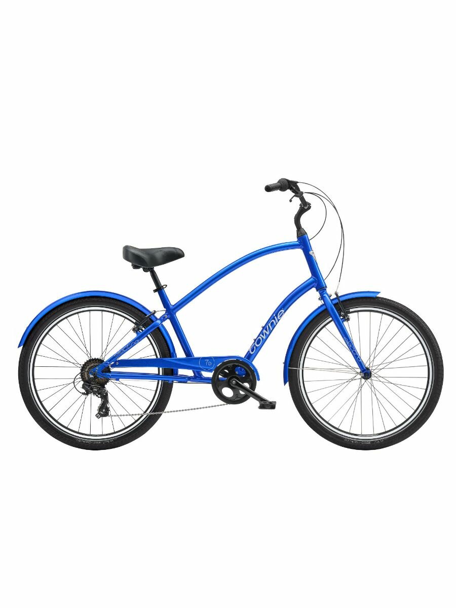 Велосипед городской круизер Townie 7D Step Over Blue
