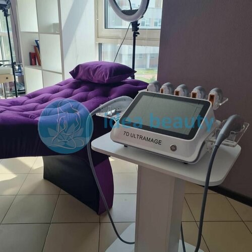 Изображение товара Аппарат для SMAS-лифтинга Ultramage 7D, белый, настольный, с экраном