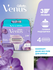 Venus Сменные кассеты для бритвы Venus Breeze со встроенными полосками с гелем д...
