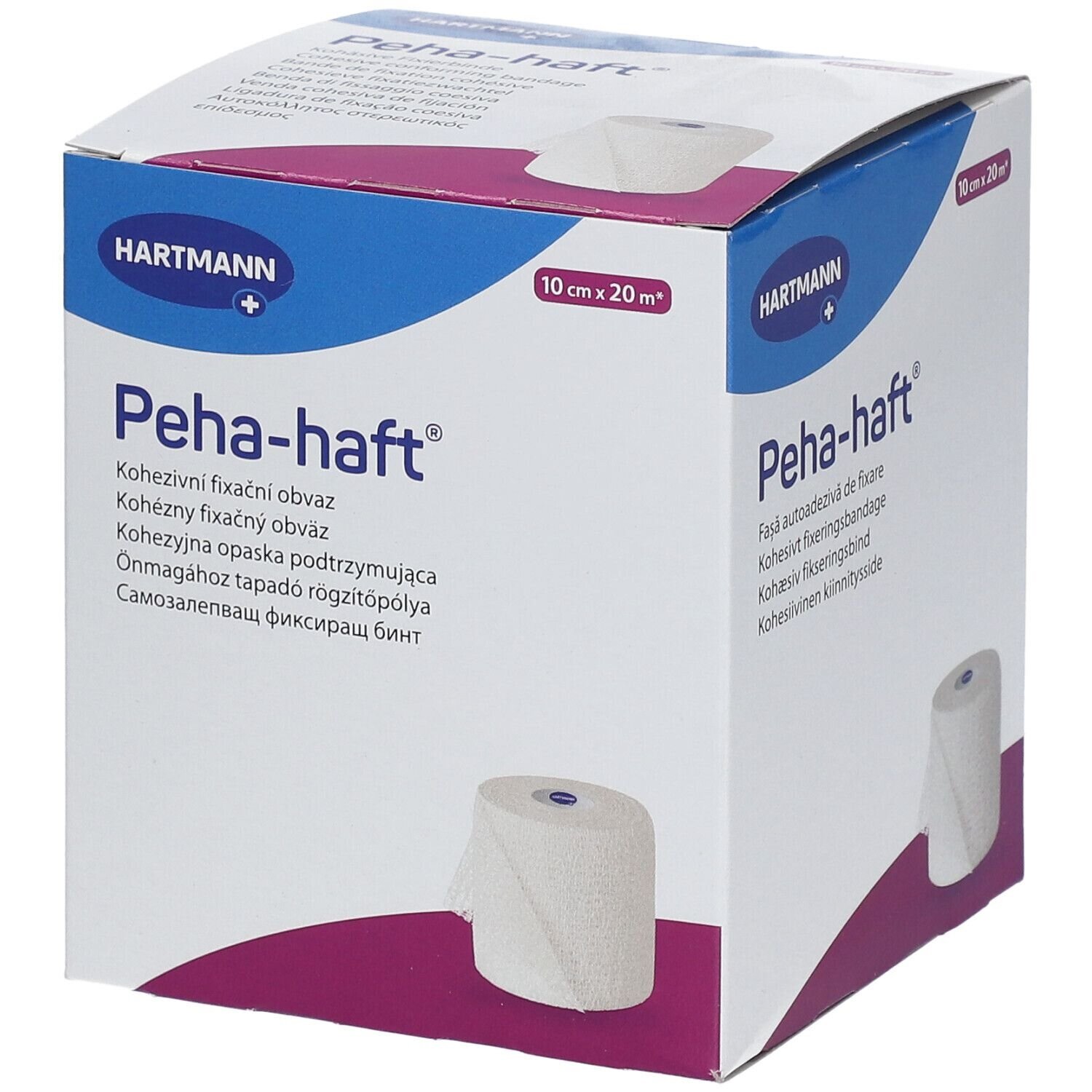 Pehahaft  Пехахафт  самофиксирующийся бинт 20 м х 10 см белый