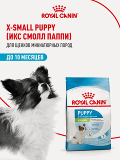 Изображение товара Сухой корм для щенков Royal Canin X-Small Puppy для миниатюрных пород, 3 кг