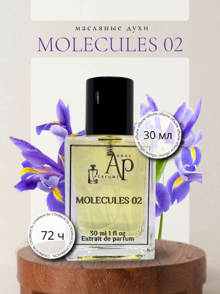 ПАРФЮМ МАСЛЯНЫЙ УНИСЕКС ESCENTRIC MOLECULES 02 от ANAS PERFUME 30 мл