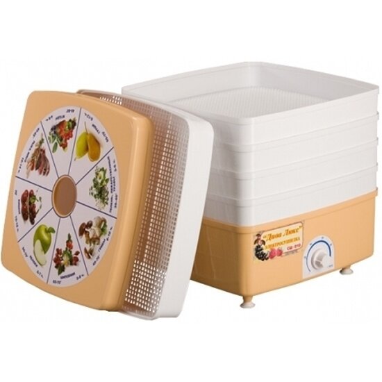 Сушилка для овощей и фруктов Ротор Дива Люкс СШ-010