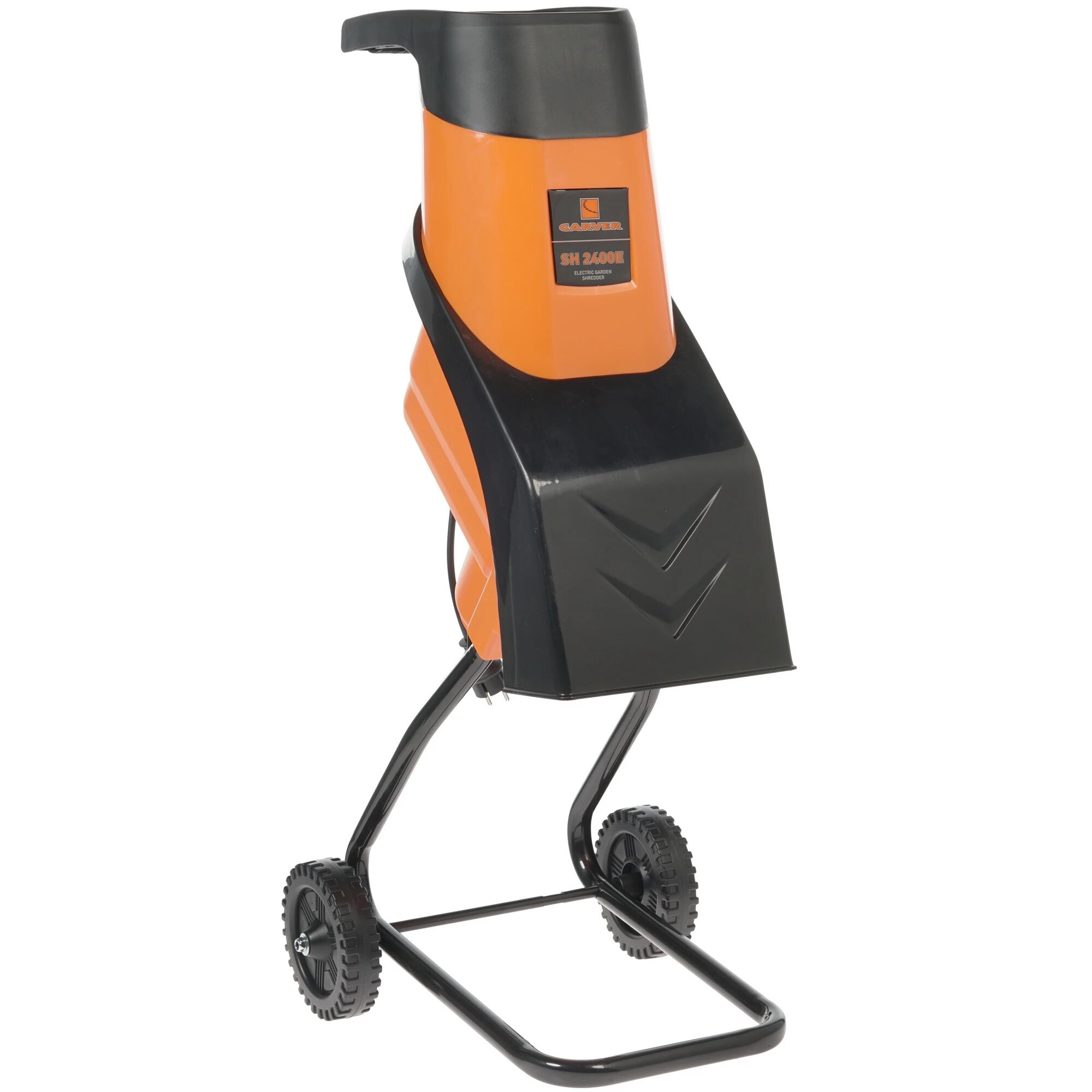 Измельчитель садовый электрический Carver SH 2400E оранжевый чёрный мощность 2400Вт