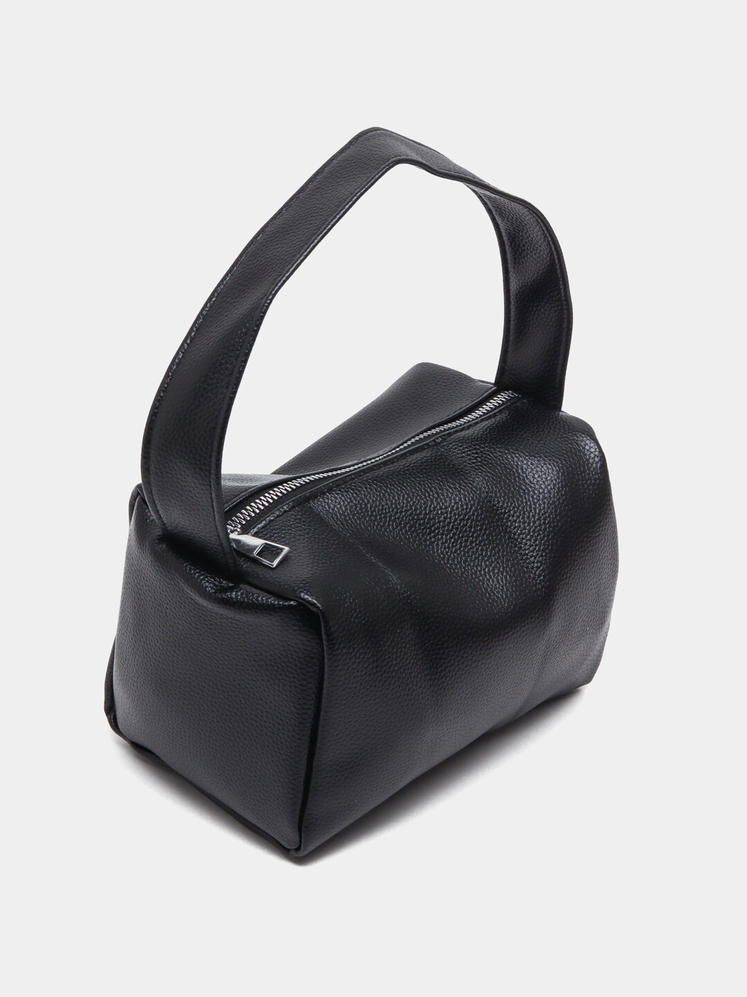 Сумка  Box-Handle Soft Bag, фактура гладкая, черный